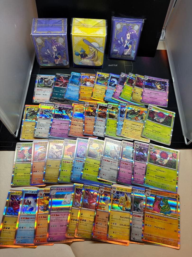ポケモンカード ARまとめ売り、引退品、未開封デッキケース、ミラーのおまけ付き