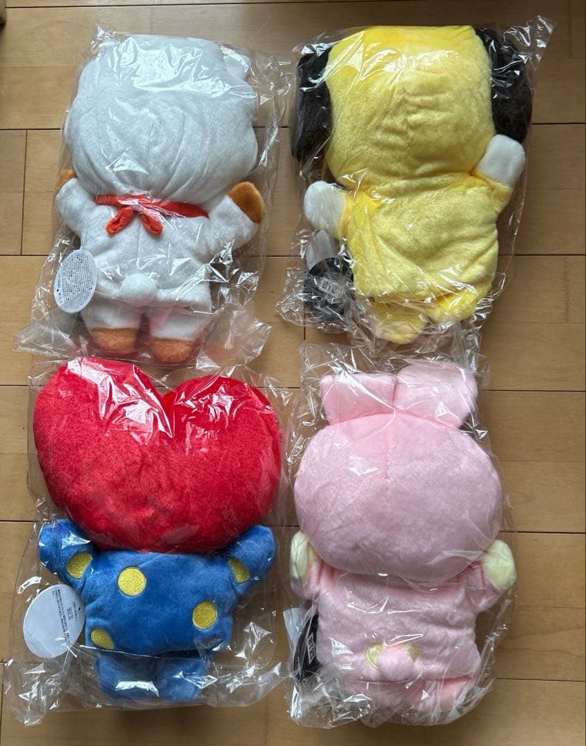 【新品】BT21 パペット RJ/CHIMMY/TATA /COOKY 4体