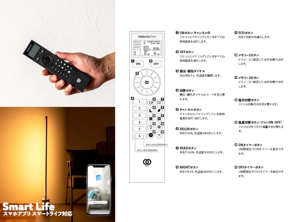 gram eight：LEDバーライト 縦置きベースセット＜ブラック＞
