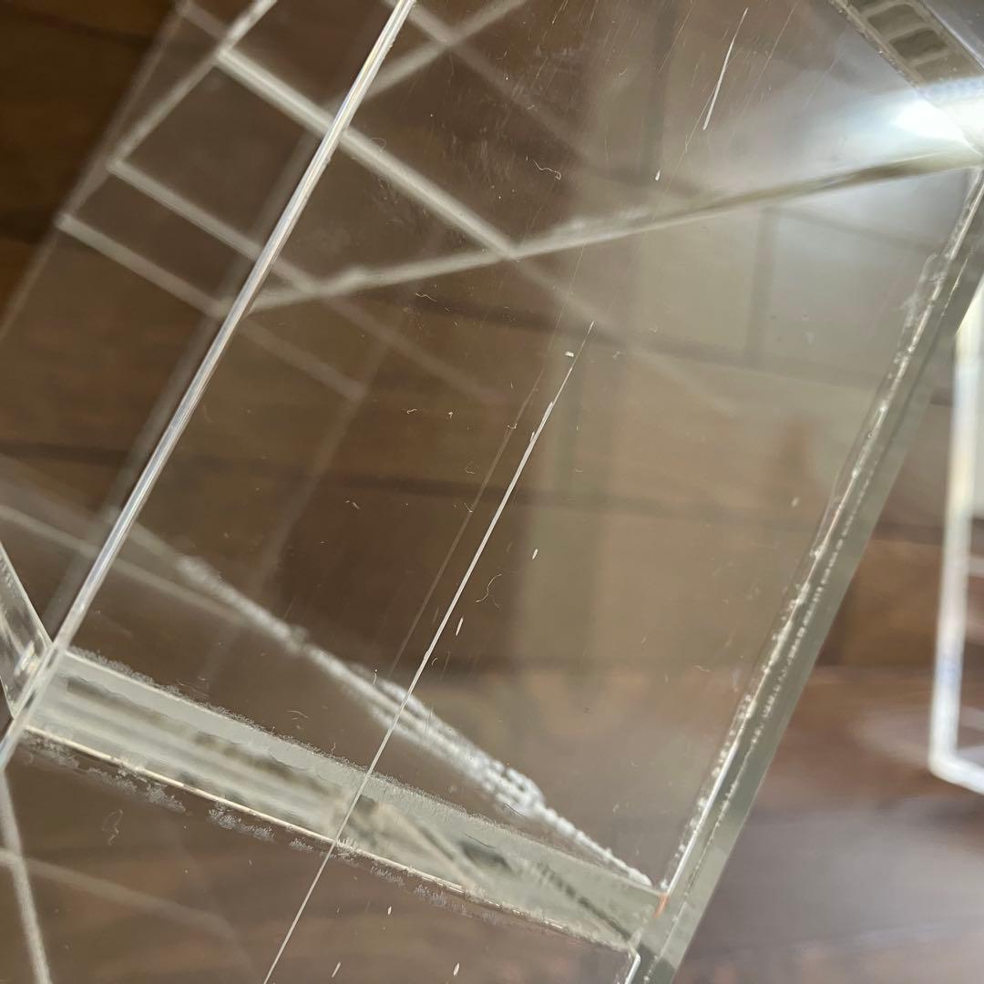 無印　3×3 アクリル仕切りスタンド　コレクションスタンドボックス　ケース　4個