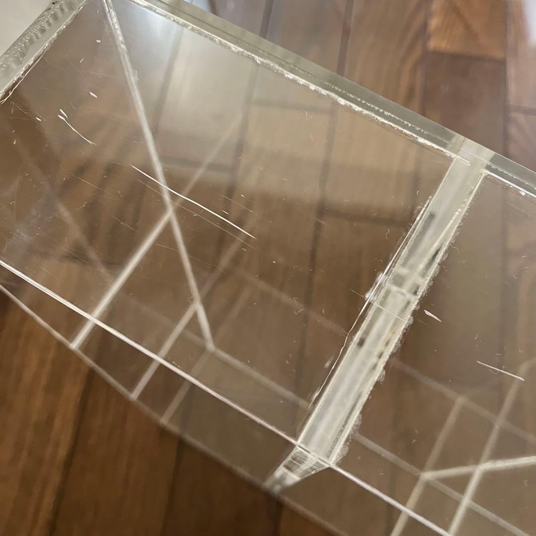 無印　3×3 アクリル仕切りスタンド　コレクションスタンドボックス　ケース　4個