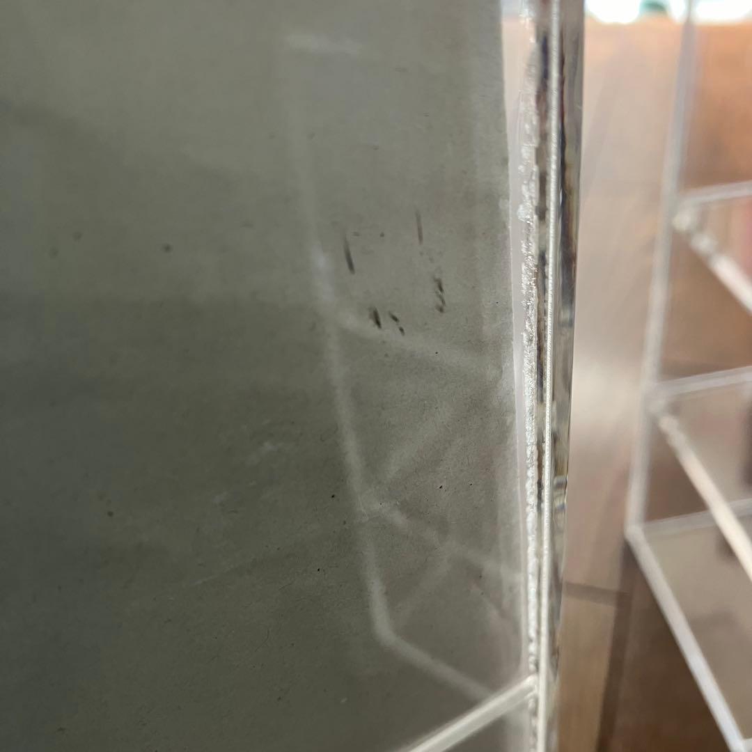 無印　3×3 アクリル仕切りスタンド　コレクションスタンドボックス　ケース　4個