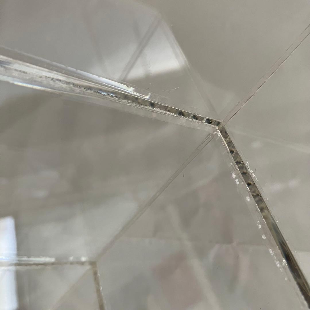 無印　3×3 アクリル仕切りスタンド　コレクションスタンドボックス　ケース　4個