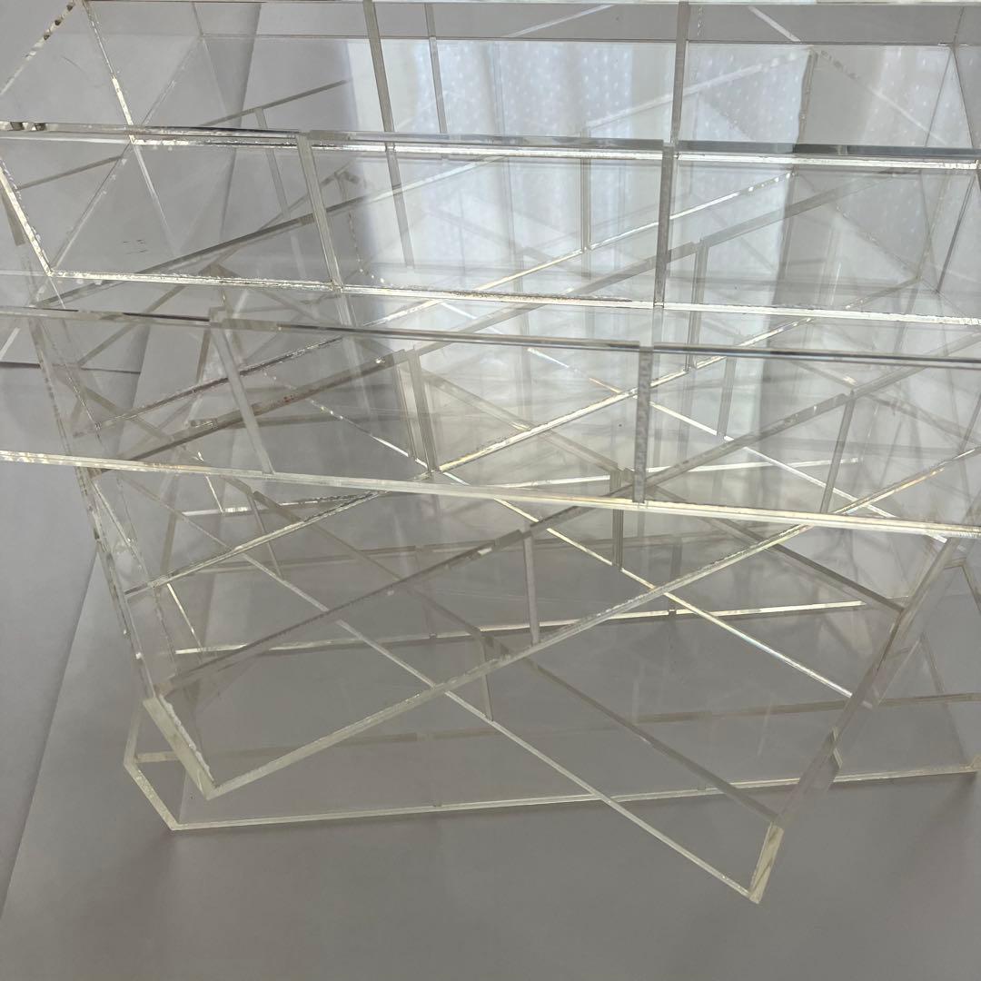 無印　3×3 アクリル仕切りスタンド　コレクションスタンドボックス　ケース　4個