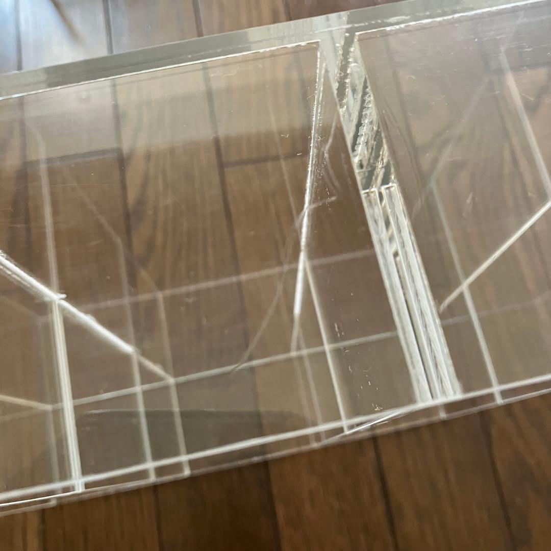 無印　3×3 アクリル仕切りスタンド　コレクションスタンドボックス　ケース　4個