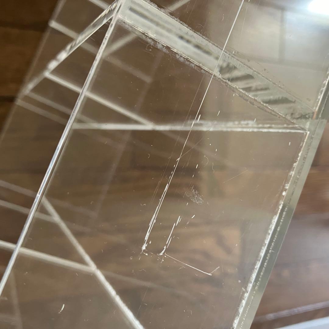 無印　3×3 アクリル仕切りスタンド　コレクションスタンドボックス　ケース　4個