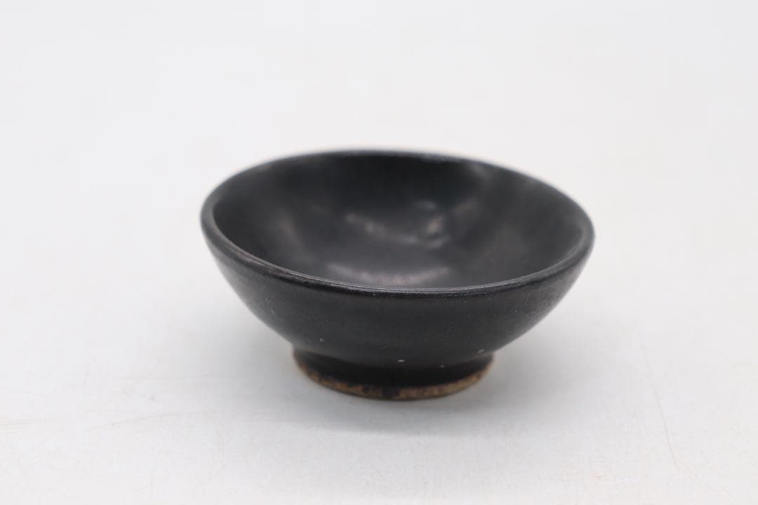 中国　木の葉天目小碗　吉州窯　送料込み250330
