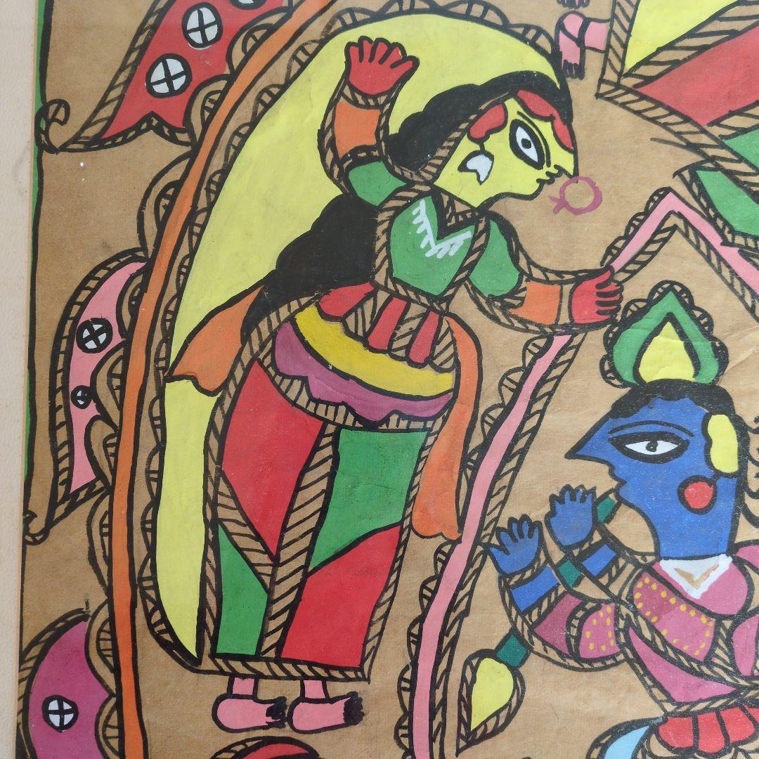 ネパールの画家が描いた神話的な絵画（制作年は1989年以前）⬇️再値下げ‼️⬇️