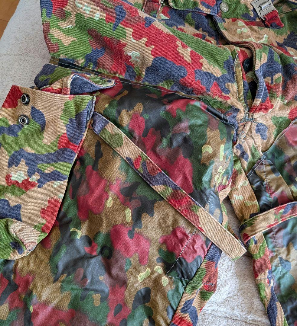 SwissArmy スイス軍 コンバットパンツ　本物 アルペンカモフラ
