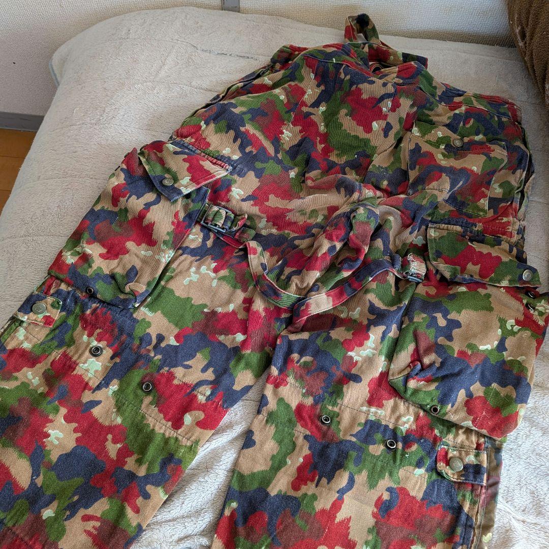 SwissArmy スイス軍 コンバットパンツ　本物 アルペンカモフラ
