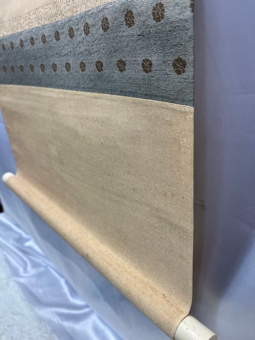 掛軸 法覚寺14世 安田酔竹「 朱竹図 」996