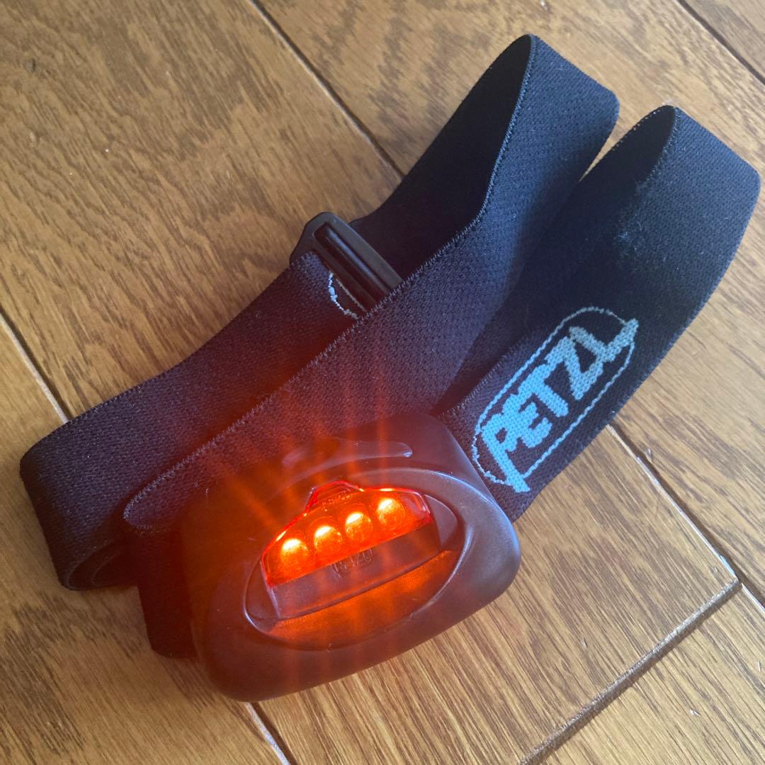 実物 PETZL ペツル ヘッドライト