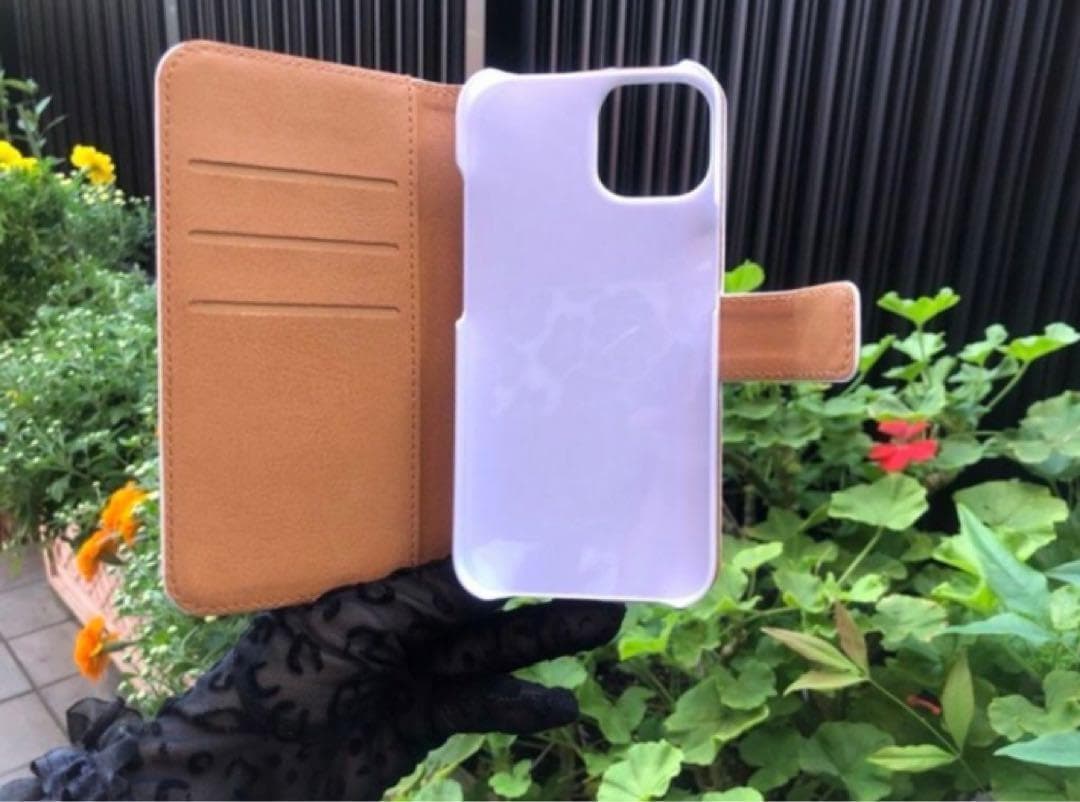 オリジナル　iPhone16手帳型ケースSE3 14 15 数字モード系