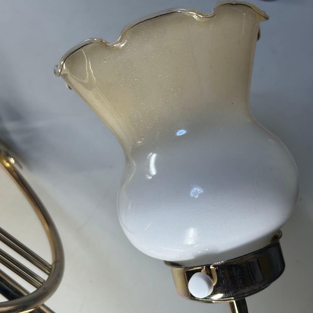 Hello Happy　レトロ　壁掛け鏡照明付き