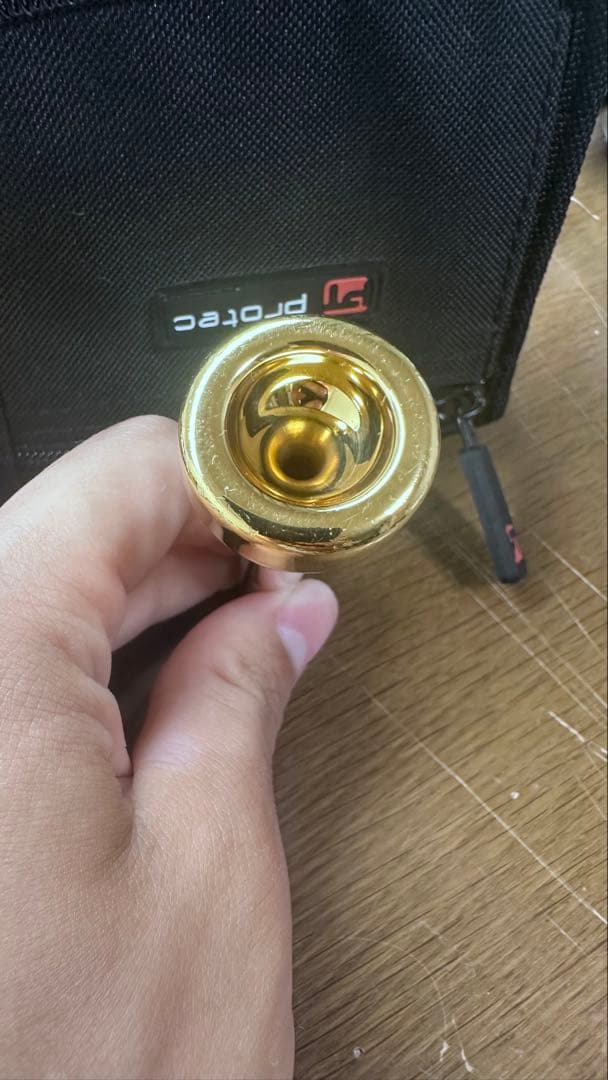 トランペットマウスピース 14B4-GP 金メッキ