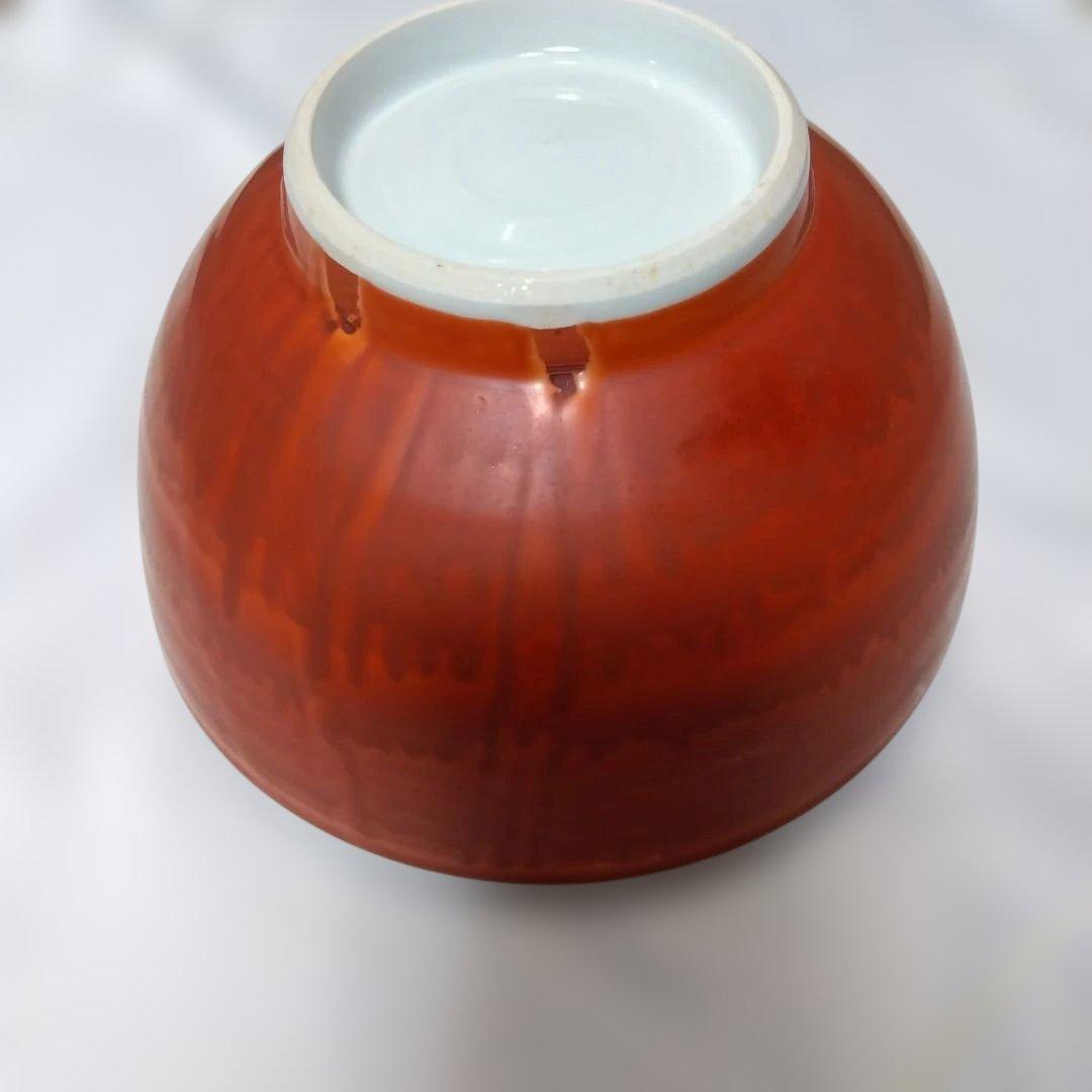 どんぶり どんぶり大 茶碗大 焼き物 ボウル 鉢 赤巻 丼鉢