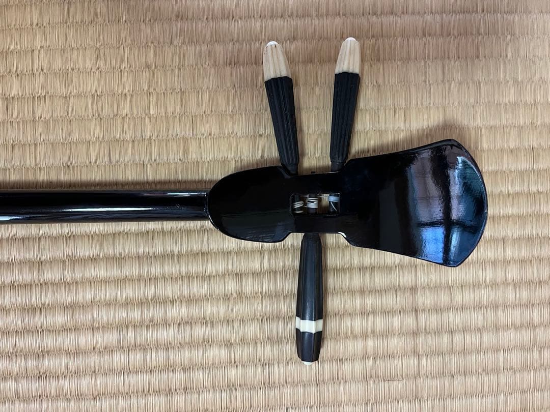 三線本体 ヘビ皮 強化張？