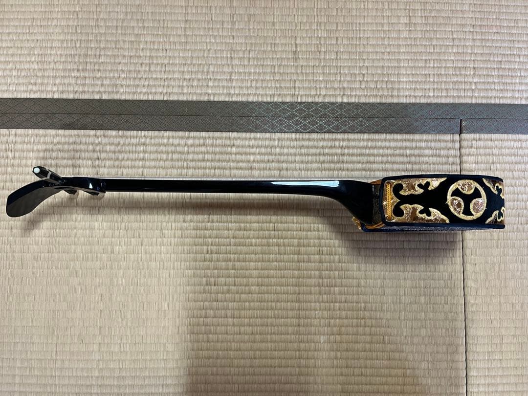 三線本体 ヘビ皮 強化張？