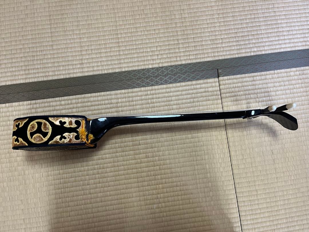 三線本体 ヘビ皮 強化張？