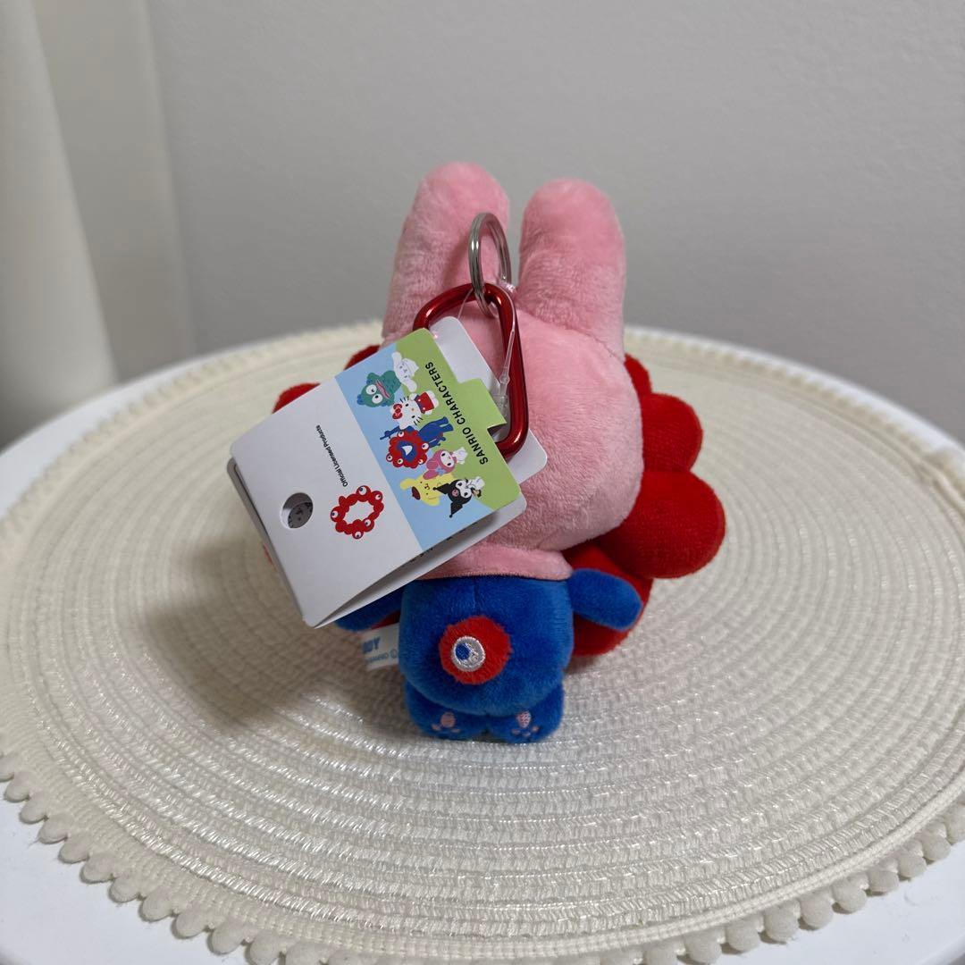 大阪万博　マイメロディ ミャクミャクなりきりぬいぐるみ BC カラビナ付き