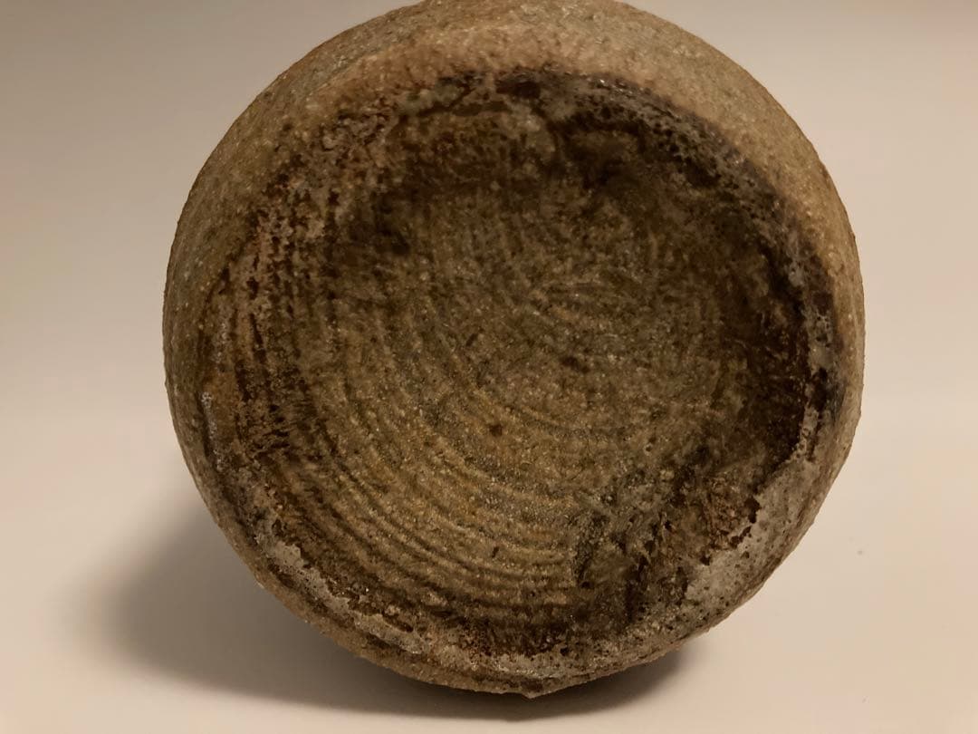 唐津　朝鮮唐津　時代　花入　徳利 一輪挿し　花生け 花瓶 骨董 黒唐津