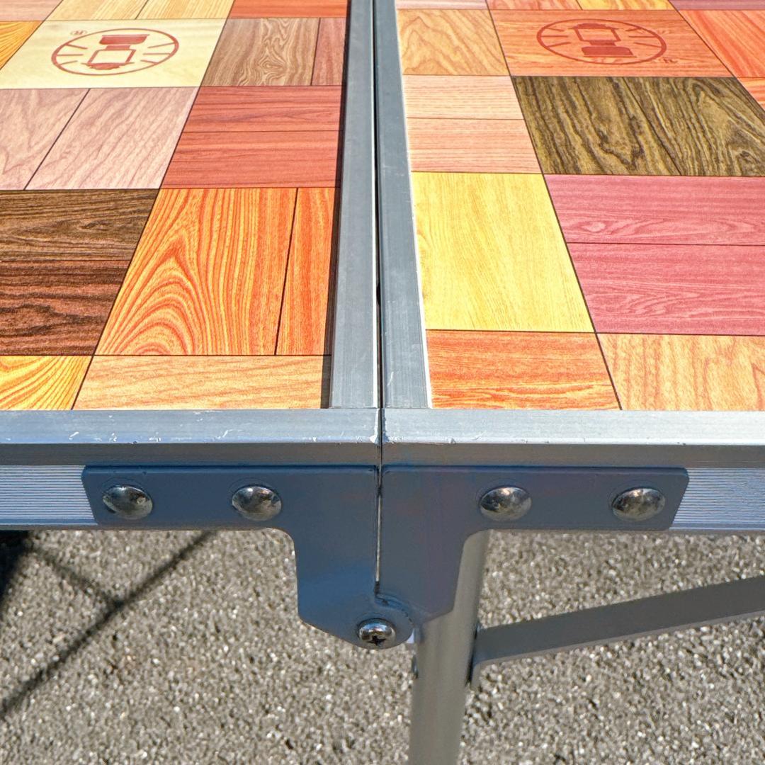 【美品】Coleman コールマン ナチュラルモザイク リビングテーブル180