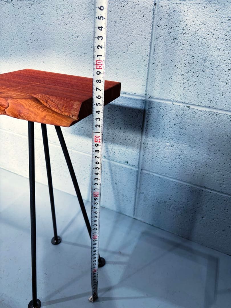 欅材サイドテーブル　フラワースタンド　花台　コーヒーテーブル　観葉植物置き台