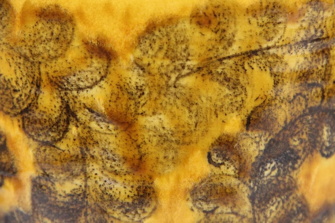 九谷焼 浅蔵五十吉 作 釉彩 梅紋 花器 花瓶 置物 FF01-13