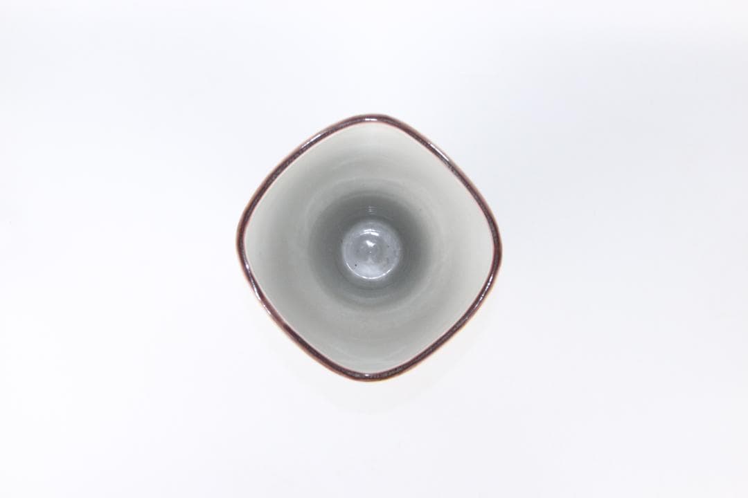 九谷焼 浅蔵五十吉 作 釉彩 梅紋 花器 花瓶 置物 FF01-13