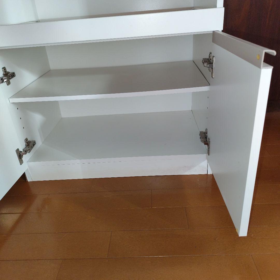 引き取り 2021年製 SHARP RE-WF181 ホワイト ニトリ レンジ台