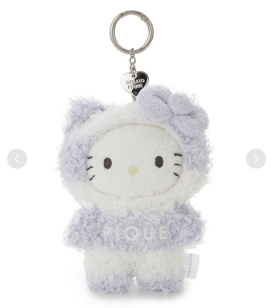 【サンリオハウス】ジェラピケ コラボ　ハローキティ　ぬいぐるみチャーム　ブルー