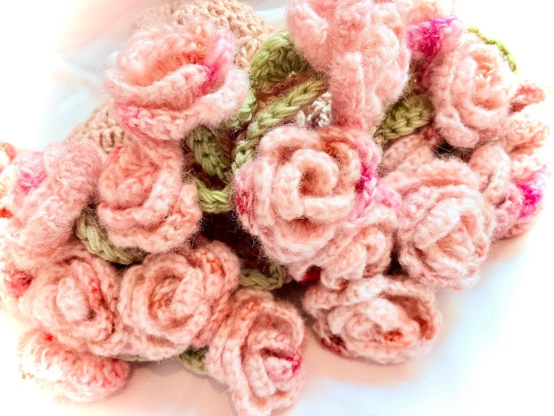 め*様 花束ブランケット ꕤ︎︎ グラデーションローズ