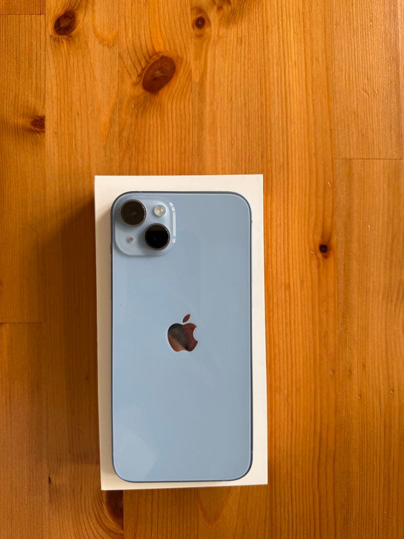 Apple iPhone 14 ブルー 本体 充電ケーブル付き