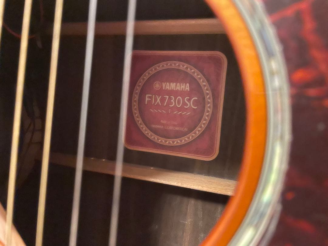 YAMAHA FIX730SC アコースティックギター ケース付き