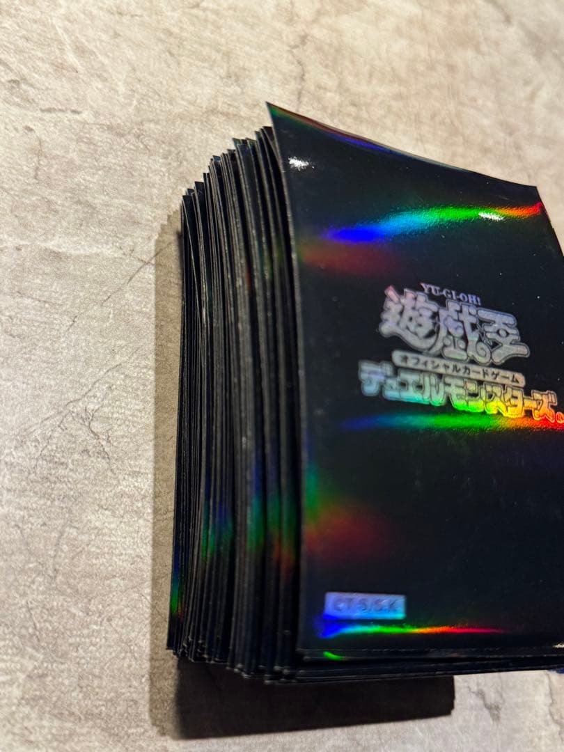 遊戯王OCG スリーブセット 黒116枚　青6枚