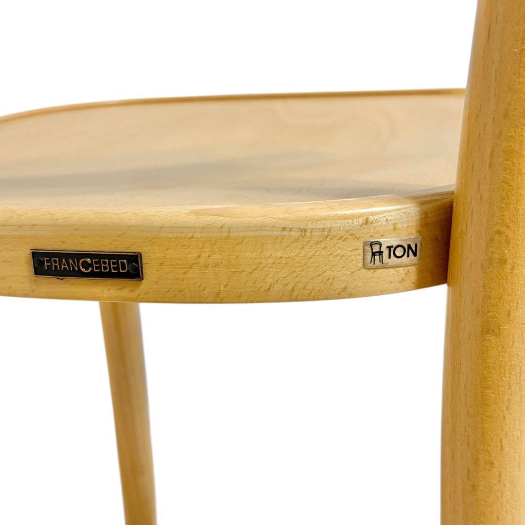 TON チェコ製 ベントウッドチェア No.9 2脚セット 木製 北欧家具