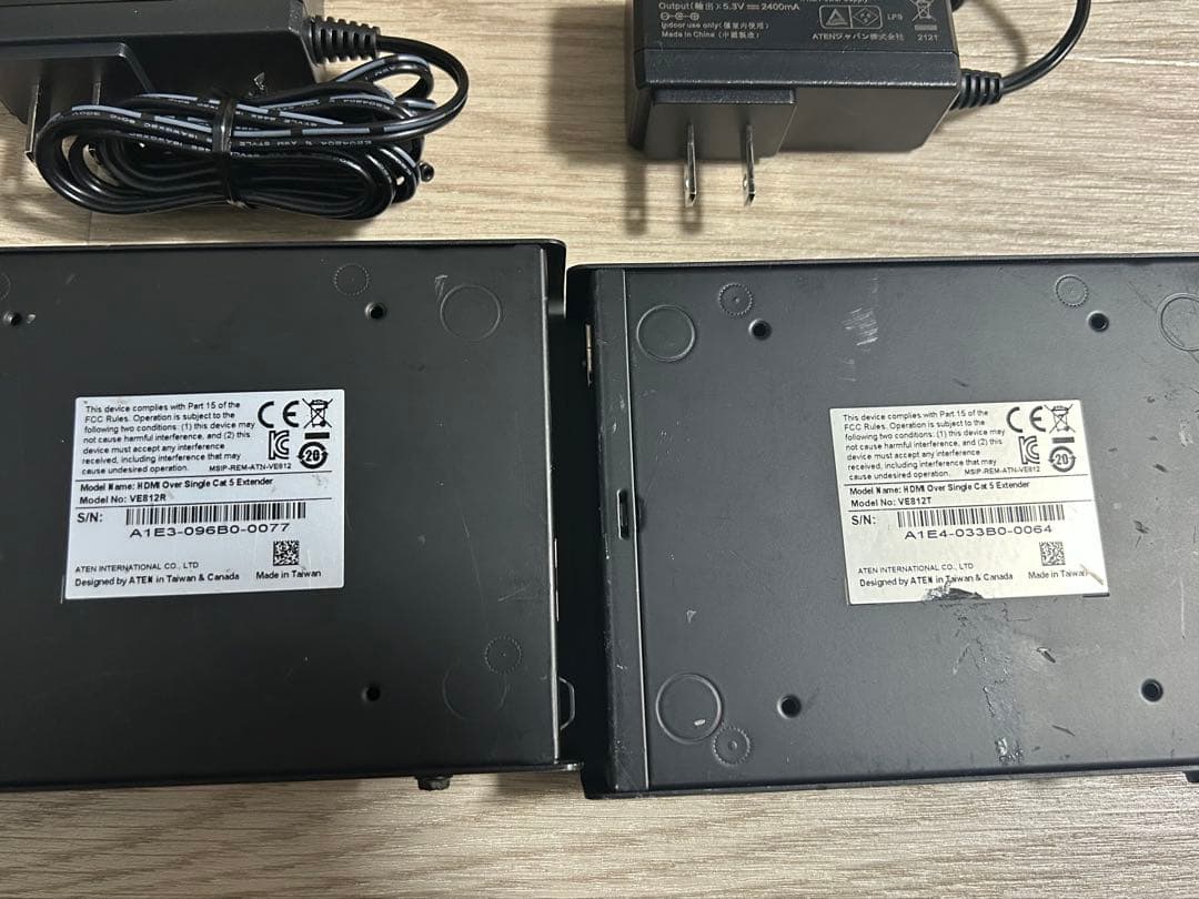 ATEN HDMIエクステンダーセット(電源アダプタほぼ新品)