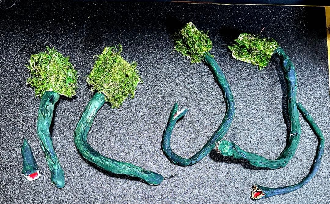 ムービーモンスター戯華ビオランテ触手エフェクトパーツ対ゴジラ１９８９リペイント