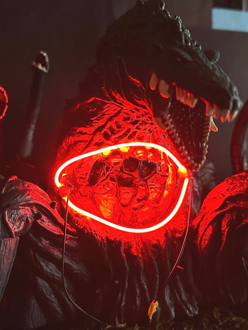 ムービーモンスター戯華ビオランテ触手エフェクトパーツ対ゴジラ１９８９リペイント