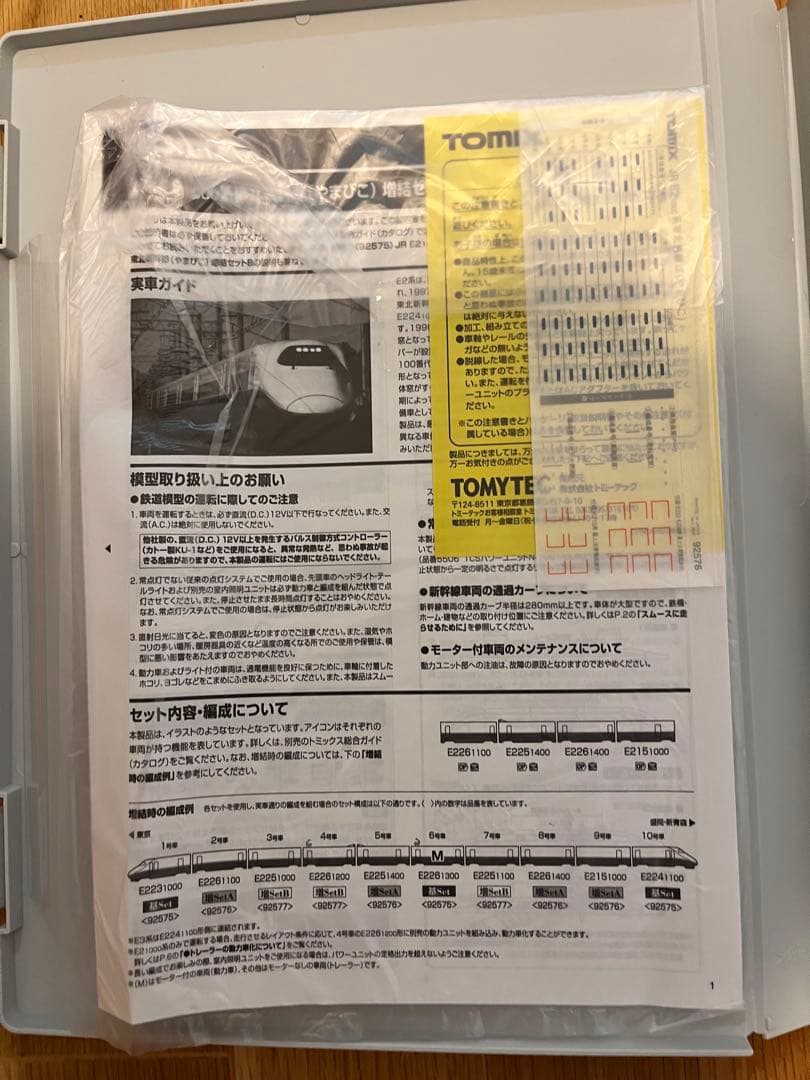 TOMIX JR E2系新幹線 基本セット+増結a 7両