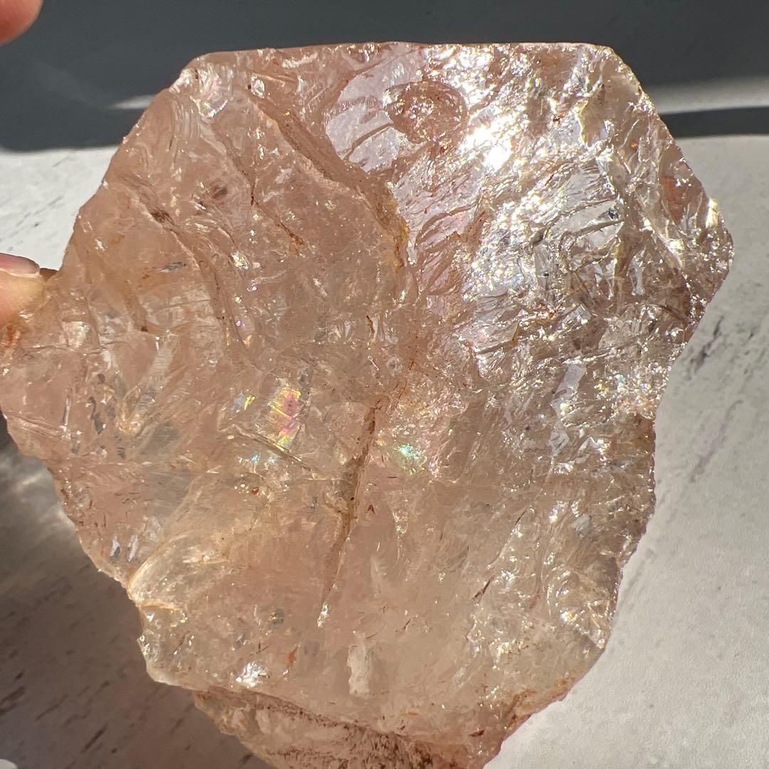 天然石　ピンククォーツ　原石
