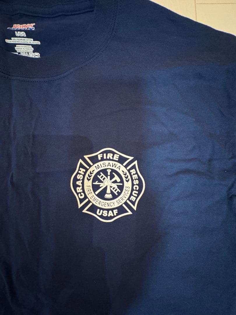 三沢基地 岩国基地 米軍基 消防隊 パッチ Tシャツ
