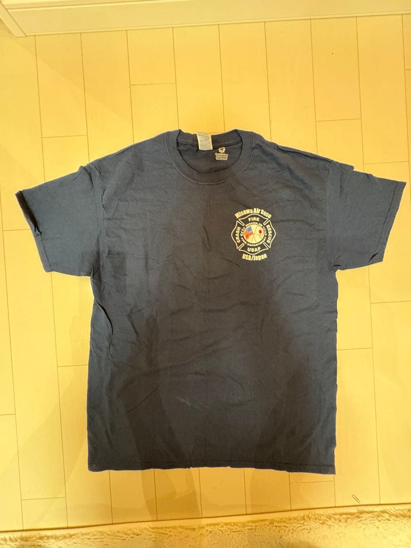 三沢基地 岩国基地 米軍基 消防隊 パッチ Tシャツ