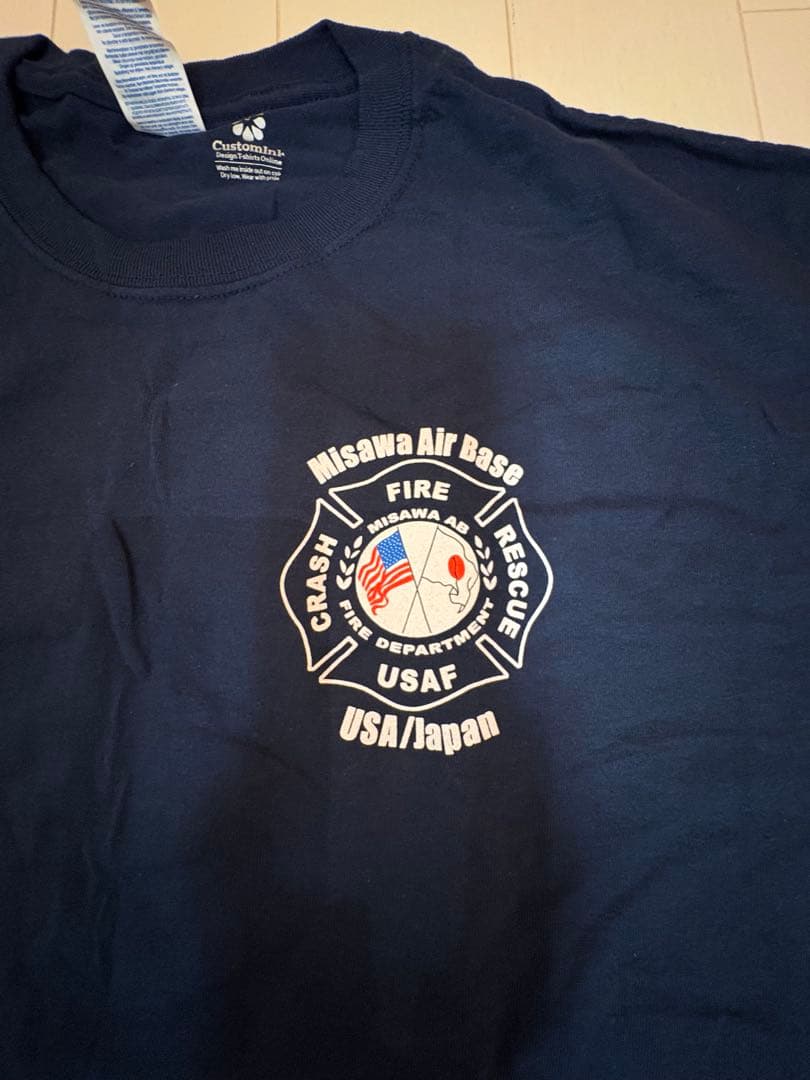 三沢基地 岩国基地 米軍基 消防隊 パッチ Tシャツ