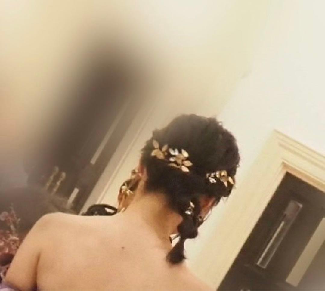 ブライダルアクセサリー　結婚式　ピアス　ヘアピン　パールヘアピン　リーフピン