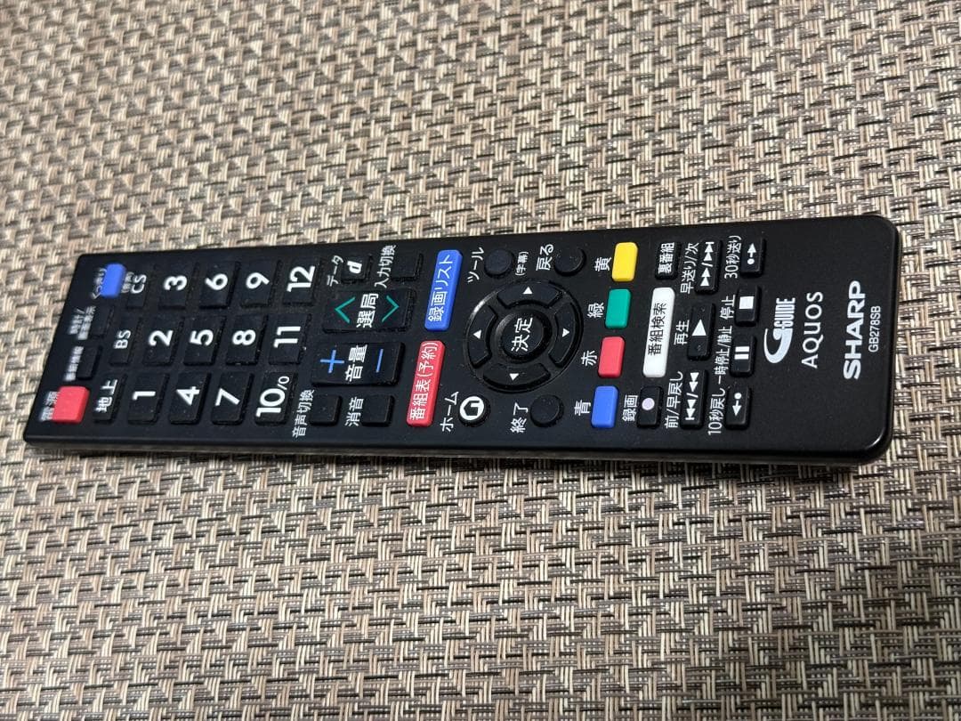 シャープ AQUOS 24型液晶テレビ 2T-C24AD 2019年製