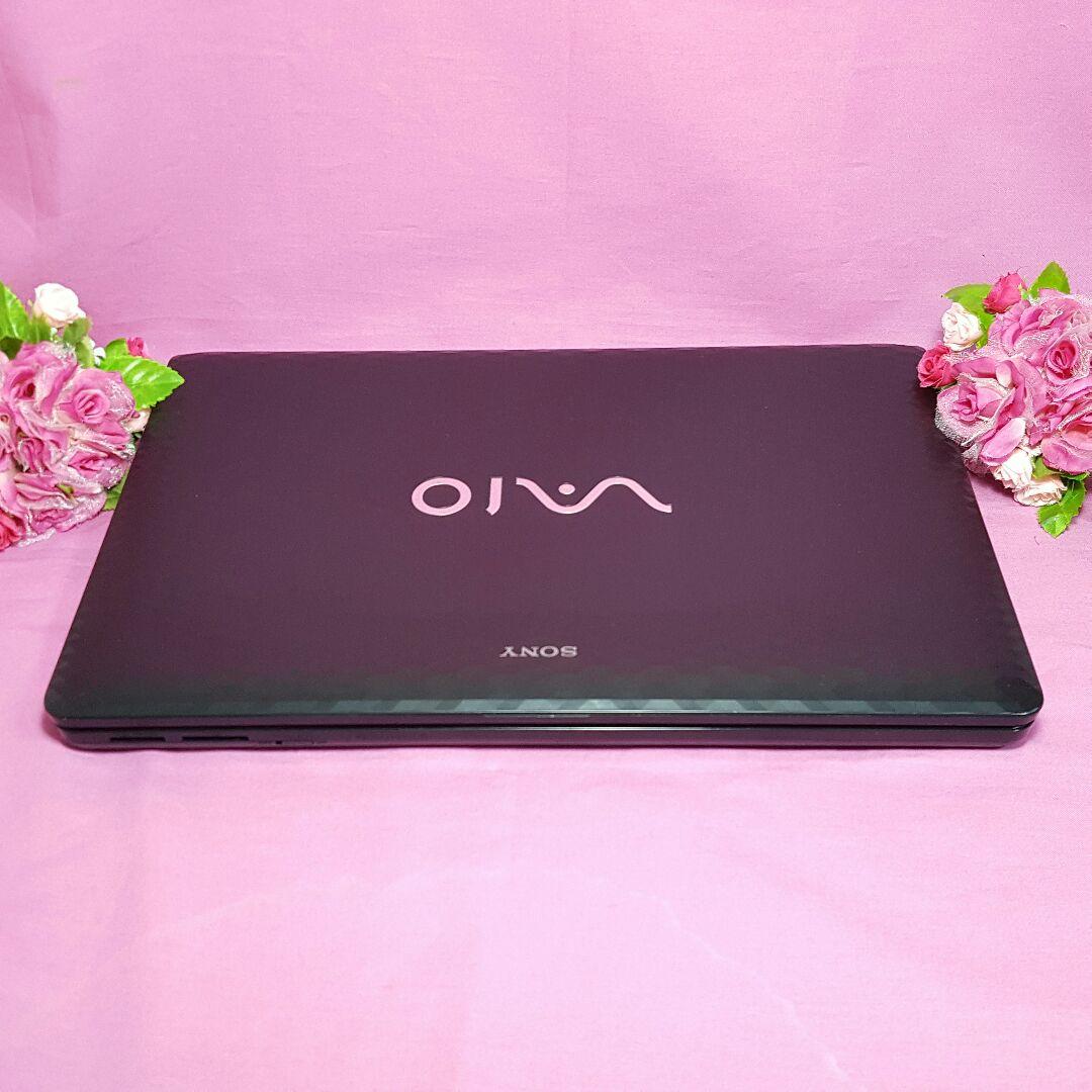 キラキラブラック✨美品ソニーVAIO✨Windows10✨カメラ搭載✨Wi-Fi