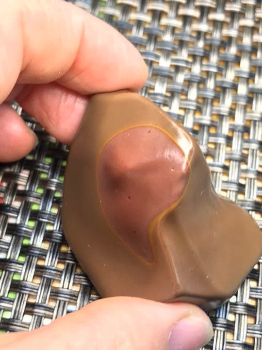 ゴビ石−162  彩玉　勾玉　原石