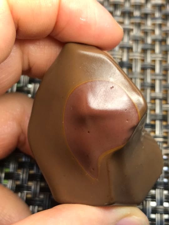 ゴビ石−162  彩玉　勾玉　原石