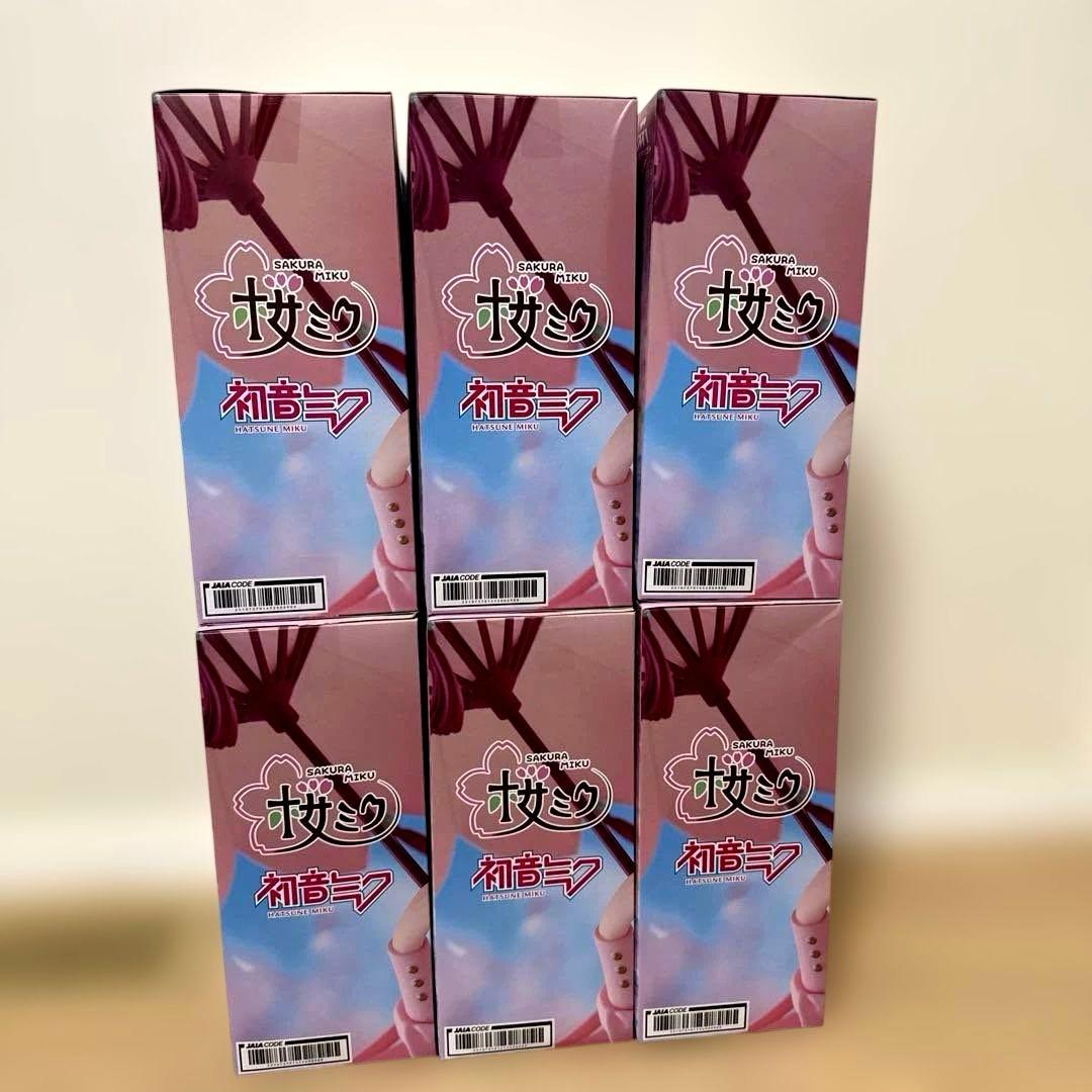 桜ミク AMP＋ フィギュア ～桜ドレスver.～ 6体セット 【新品未使用】